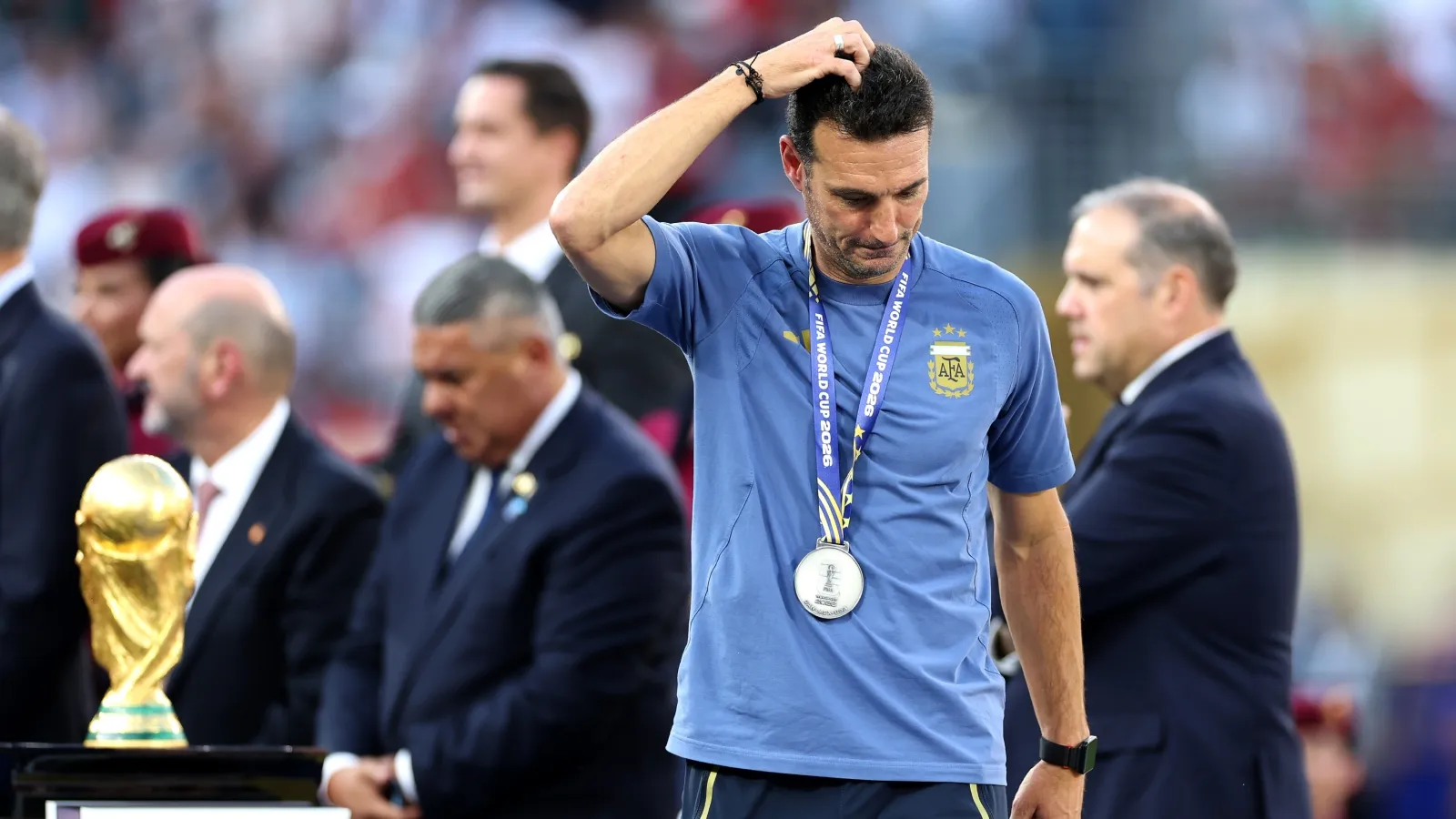Scaloni no compra de momento las teorías conspirativas de la final: GETTY