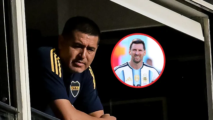 Juan Román Riquelme y Messi jugaron juntos un Mundial.