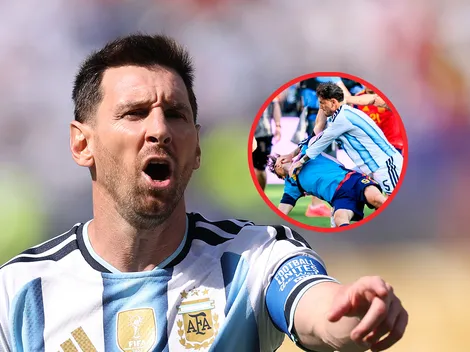 Así fue la lección que Messi le dio a Paredes en plena final del Mundial