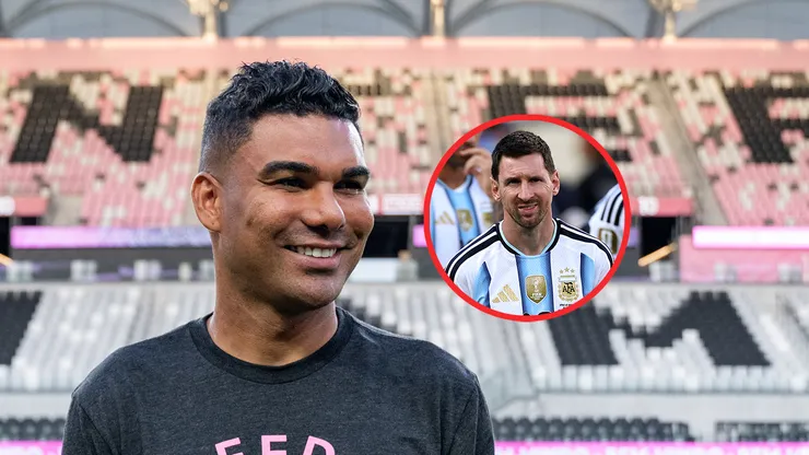 Casemiro jugará con Leo Messi en Inter Miami.
