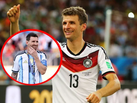 Thomas Muller también denuncia favoritismo a Messi y a Argentina