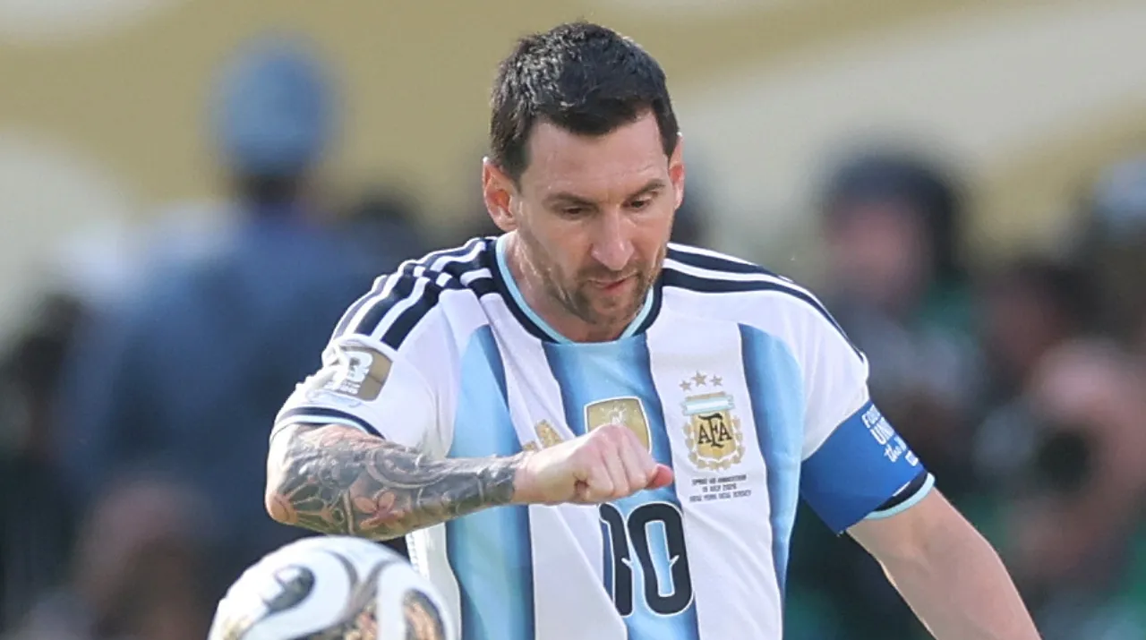 Messi en la final entre Argentina y España. (Foto: Getty Images)