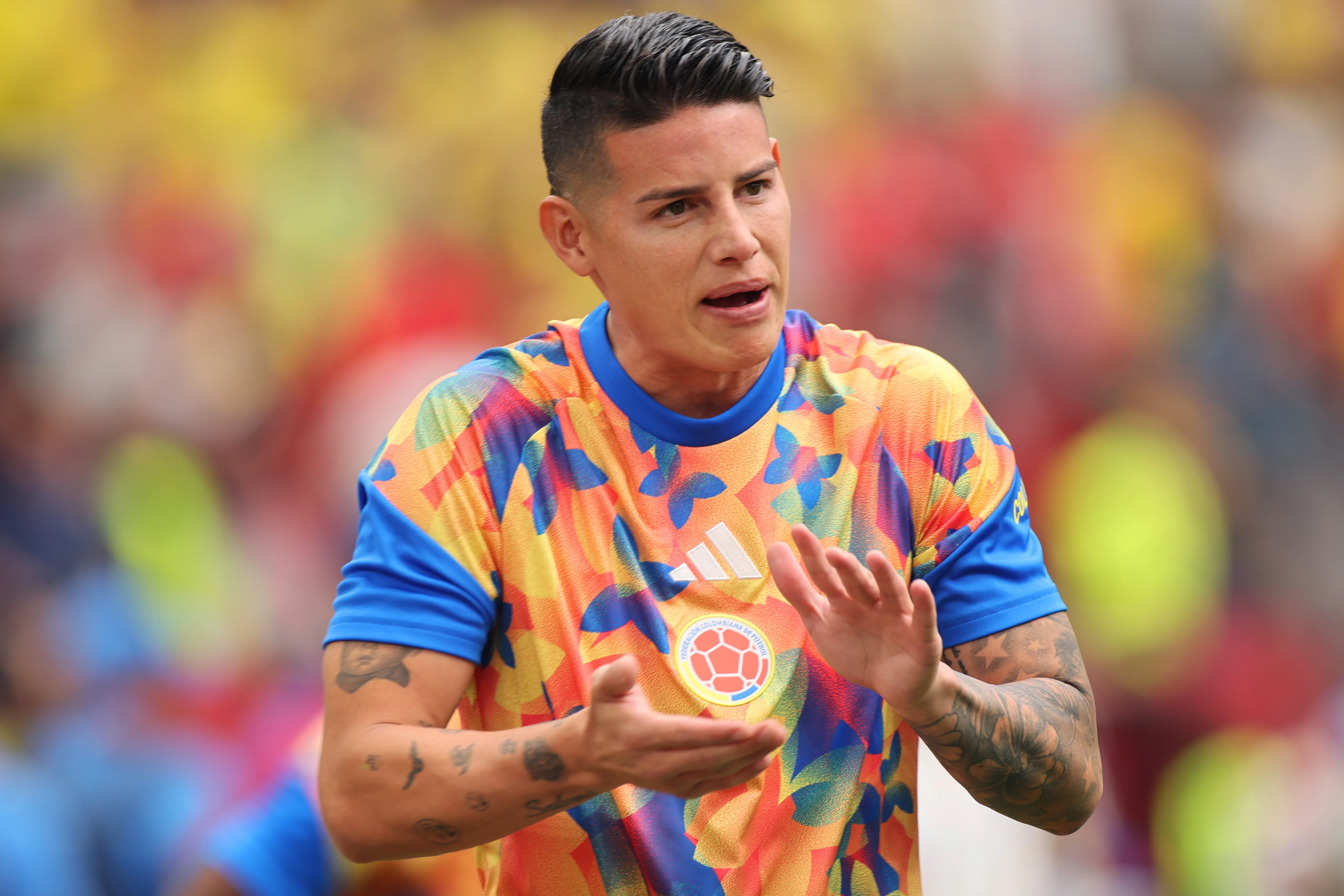 James Rodríguez seguiría siendo convocado con la Selección Colombia. (Foto: GettyImages)