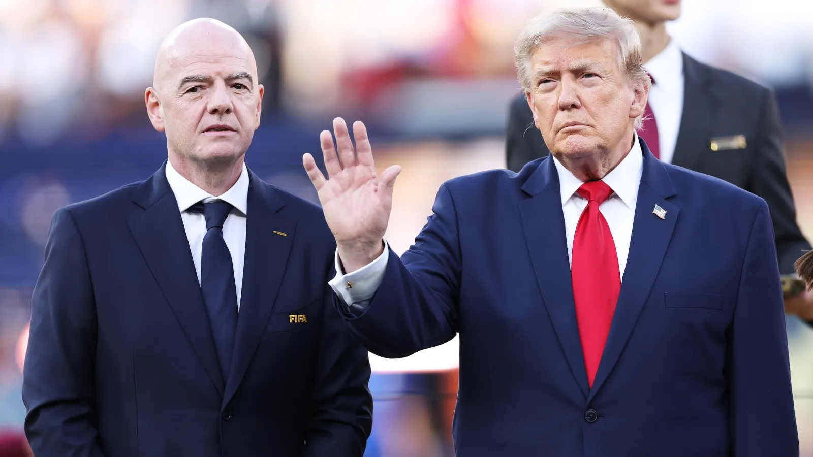 Infantino y Trump, la relación más criticada del Mundial: GETTY