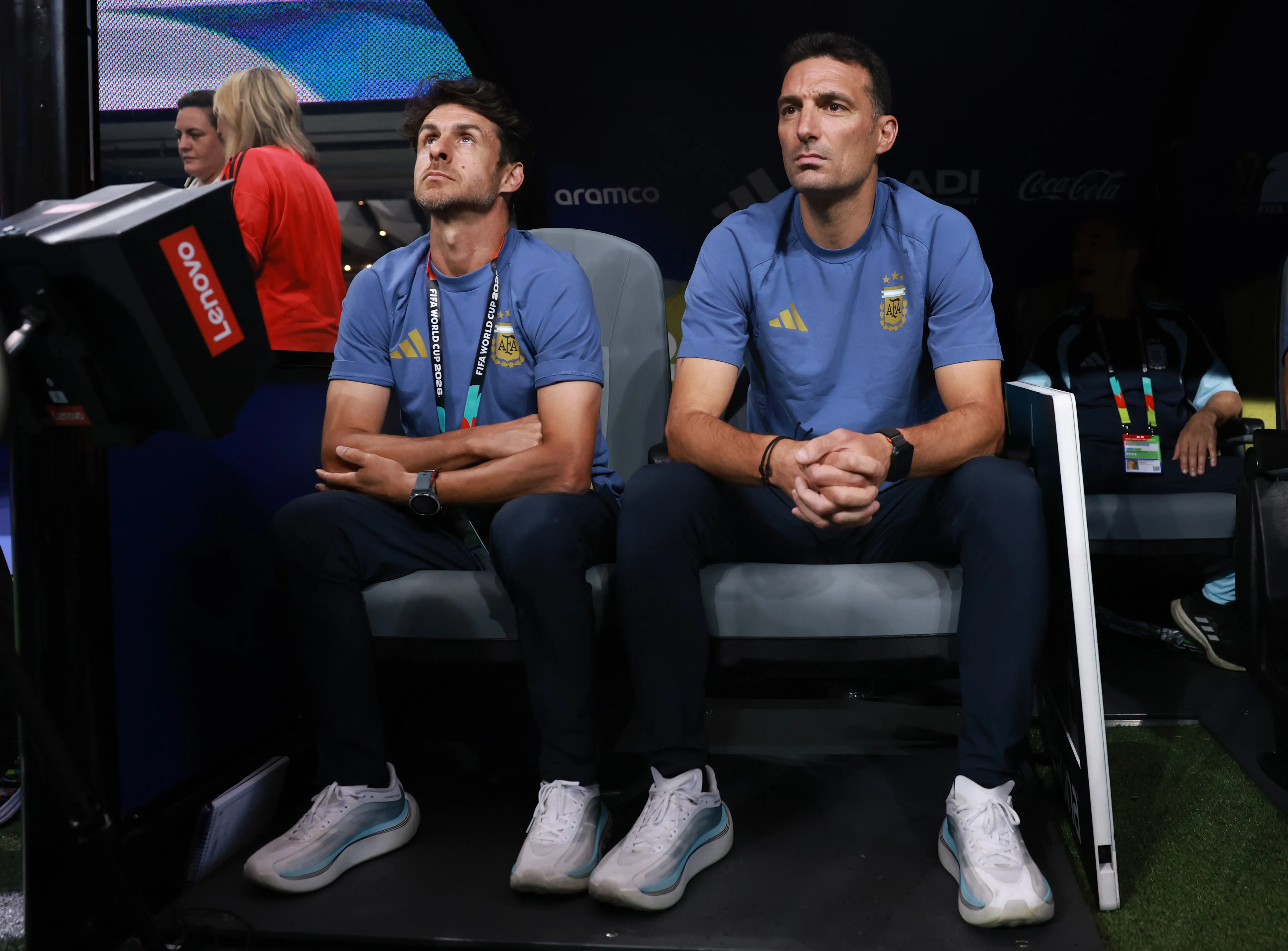 Aimar y Scaloni vienen trabajando de cerca en Argentina desde hace varios años. (Foto: GettyImages)