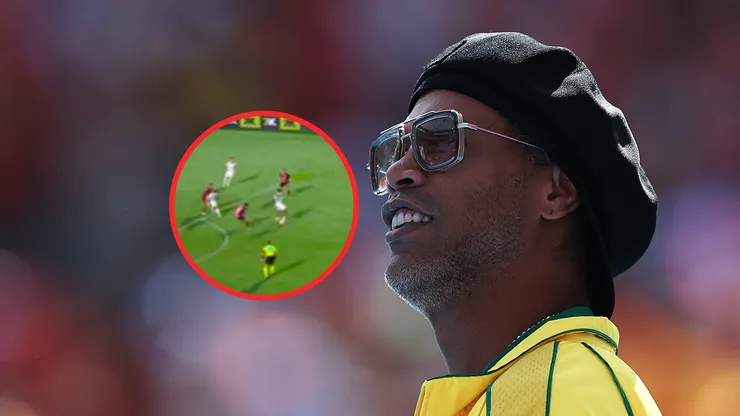 Jhon Arias emuló a Ronaldinho en Brasil.