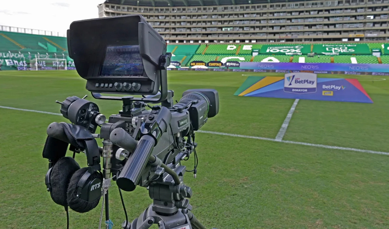Cámara de Win en el fútbol colombiano