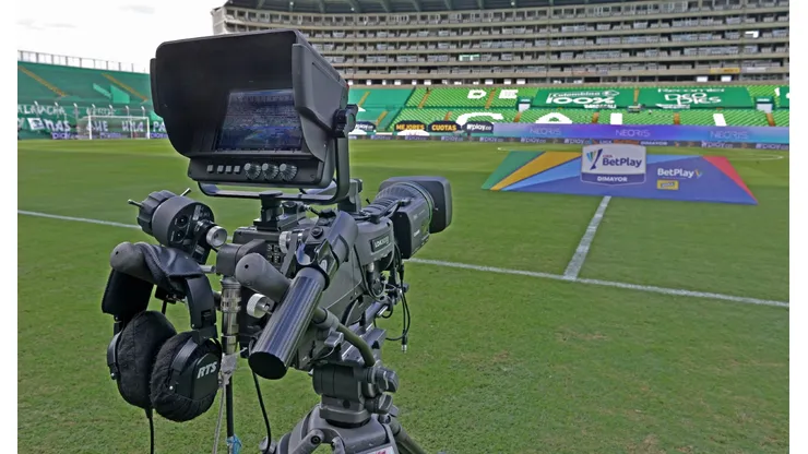 Cámara de Win en el fútbol colombiano.