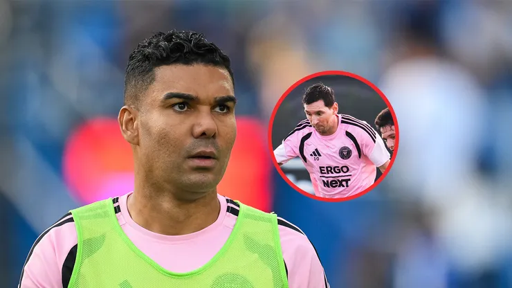 Casemiro elogió la forma de entrenar de Messi.