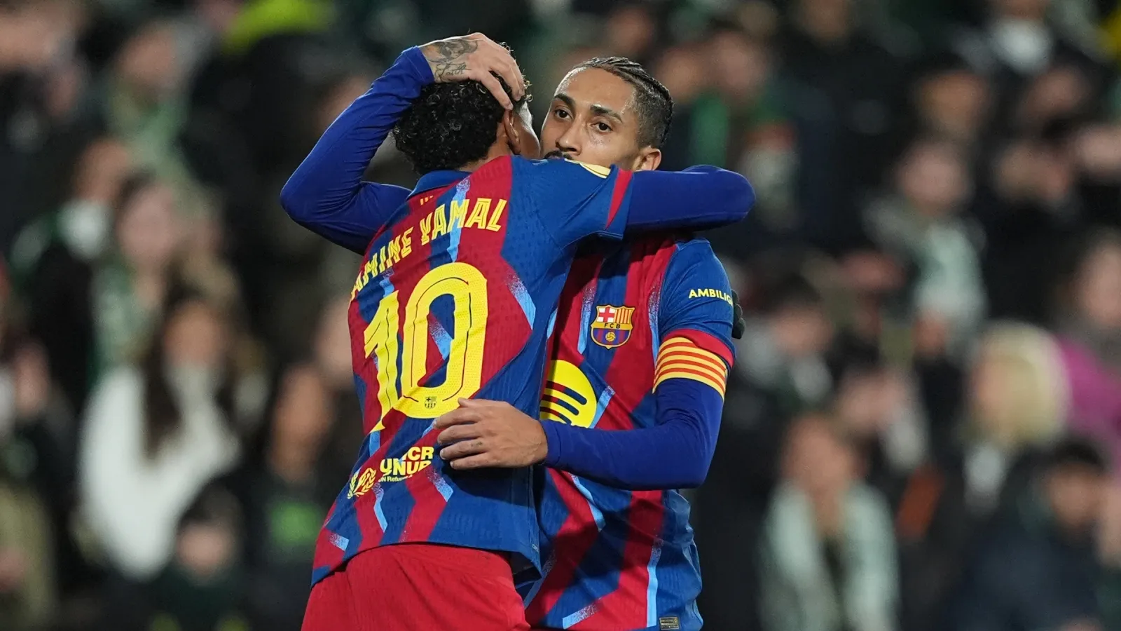 Lamine Yamal y Rpahinha todavía no jugarán con Barcelona: GETTY