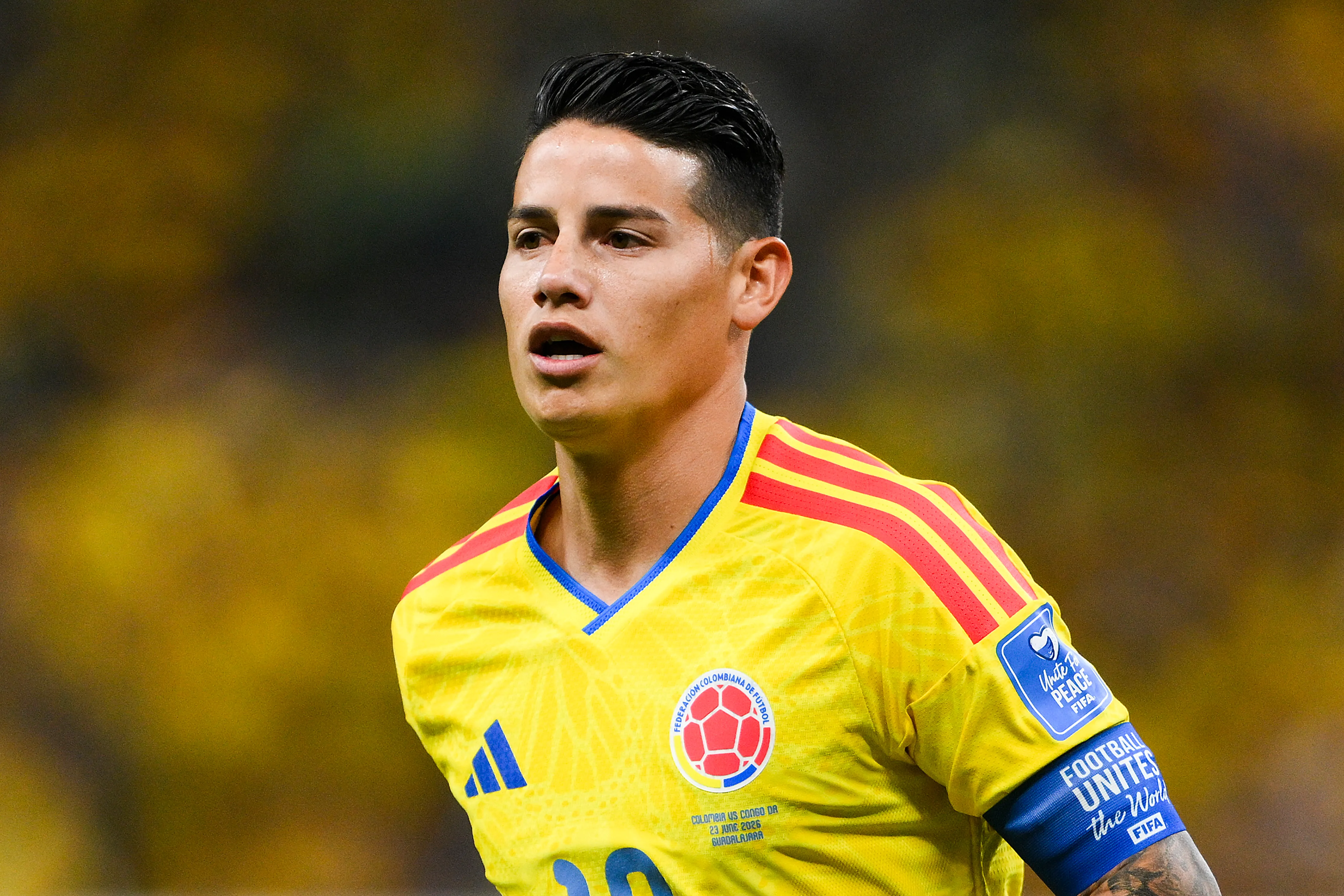 James Rodríguez fue el capitán de Colombia en el Mundial 2026. (Foto: GettyImages)