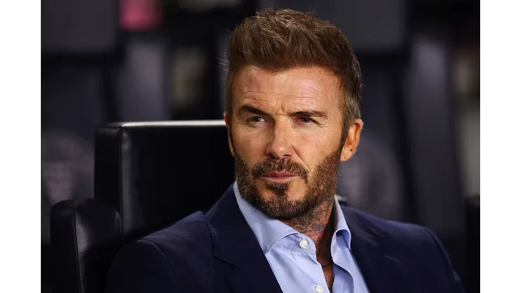 FORT LAUDERDALE, FLORIDA - APRIL 09: David Beckham, co-owner of Inter Miami CF, looks on prior to the CONCACAF Champions Cup 2025 Quarter-final second leg match between Inter Miami CF and Los Angeles Football Club at Chase Stadium on April 09, 2025 in Fort Lauderdale, Florida. (Photo by Megan Briggs/Getty Images)