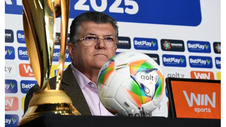 Carlos Mario Zuluaga Pérez presidente de la Dimayor.