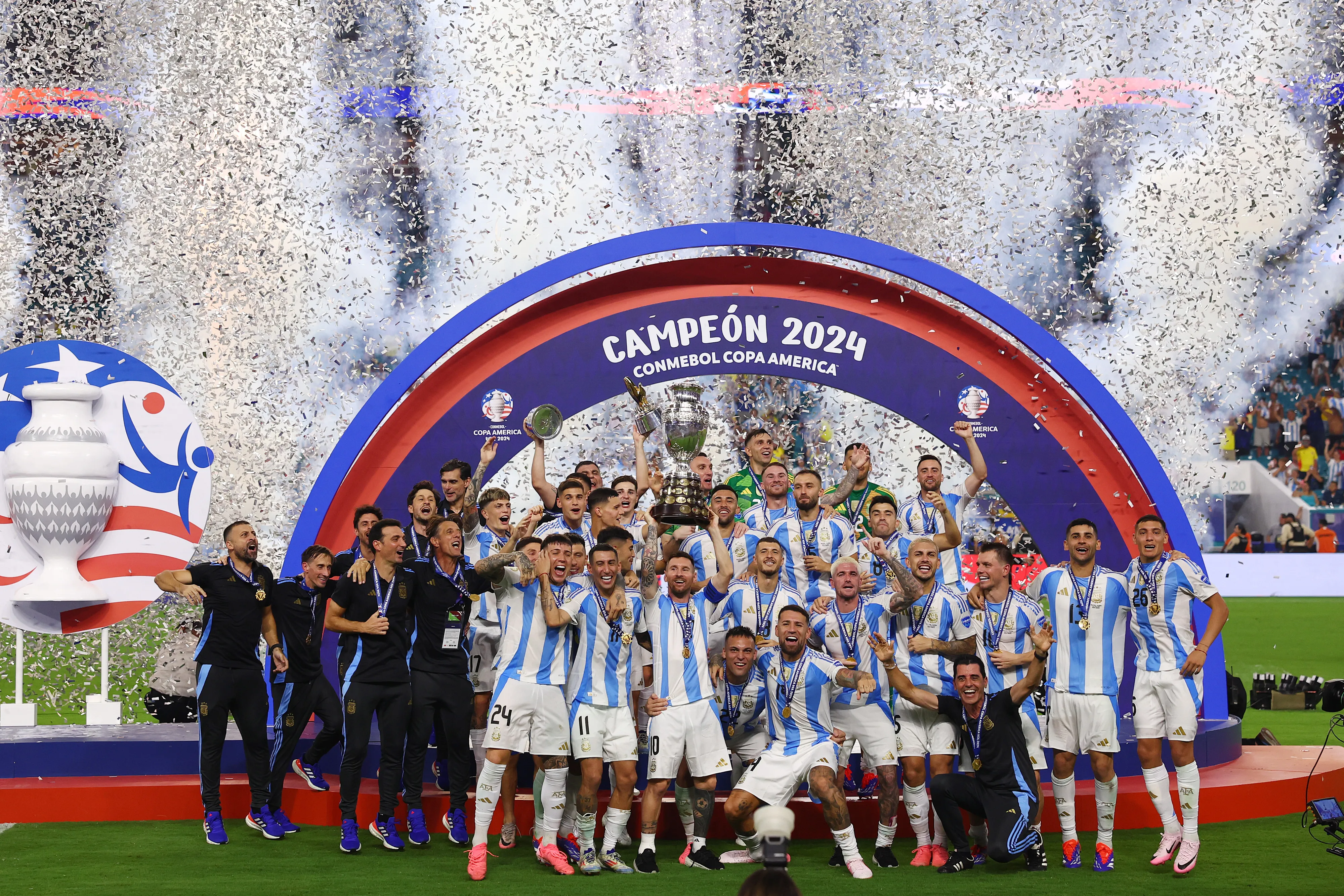 América fue campeón de la Copa América en Estados Unidos. (Foto: GettyImages)