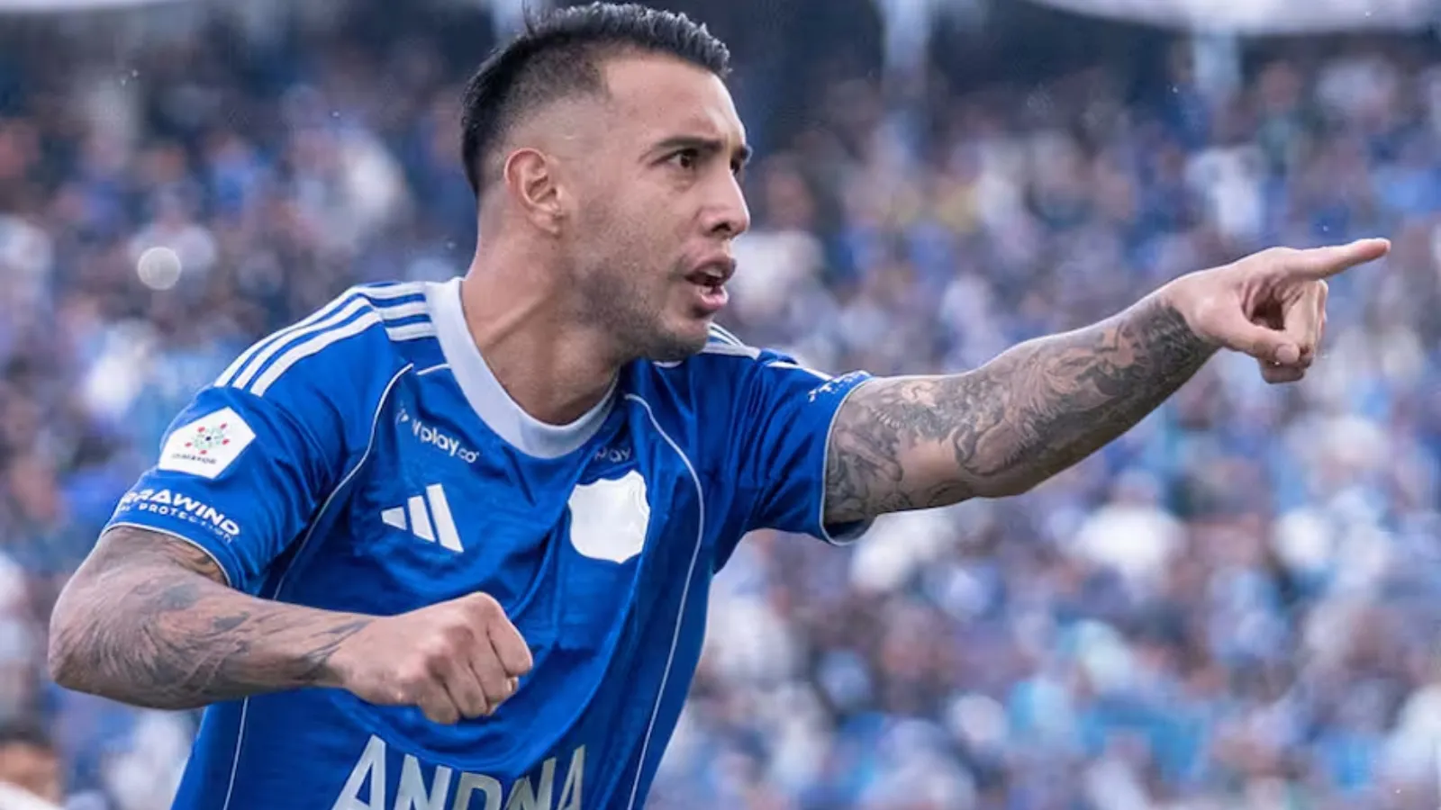 Rodrigo Contreras - goleador de Millonarios.
