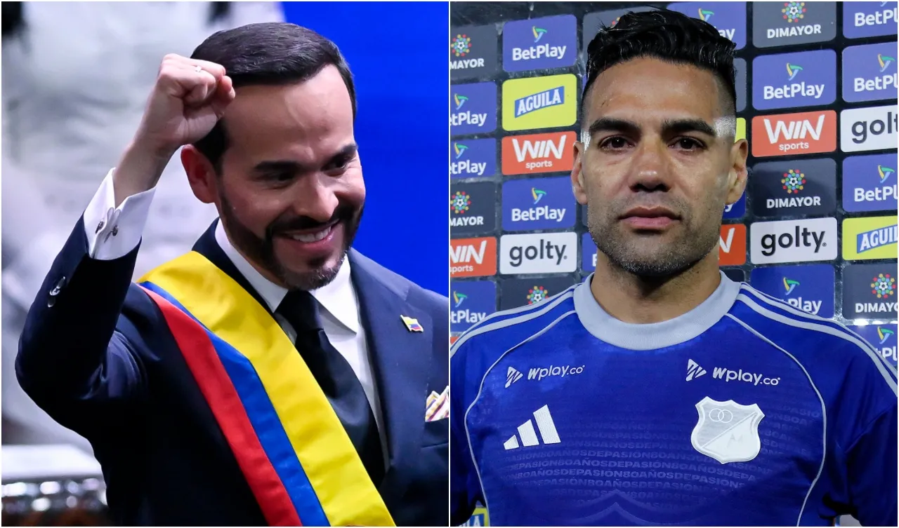 De la Espriella y Radamel Falcao. (Foto: Getty y Vizzor Image)