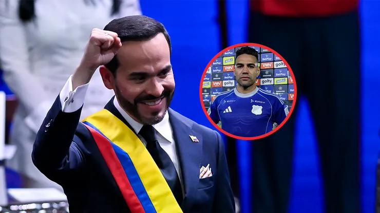 Abelardo de la Espriella y Radamel Falcao García.