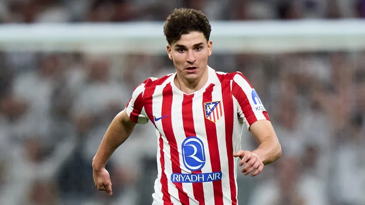 Julián Alvarez volvió a los entrenamientos con Atlético de Madrid.