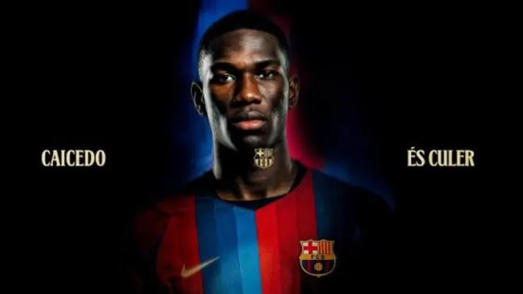 Caicedo eligió a su jugador favorito en el FC Barcelona.