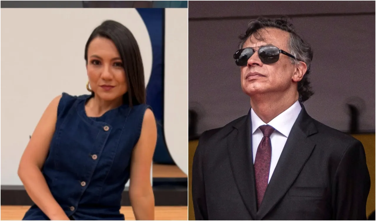 Pilar Velásquez y Gustavo Petro. ( Instagram / @pilarvelasquezv y Getty)