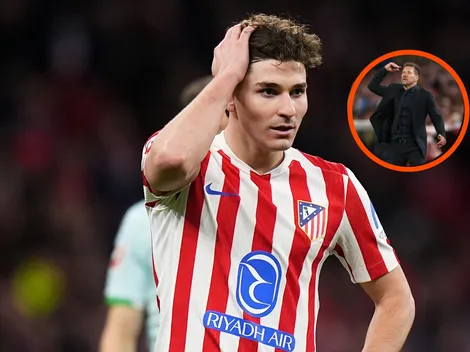 Enojo de Julián Alvarez con Simeone y el CEO del Atlético Madrid