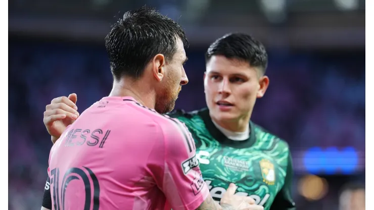 Lionel Messi y Daniel Arcila.