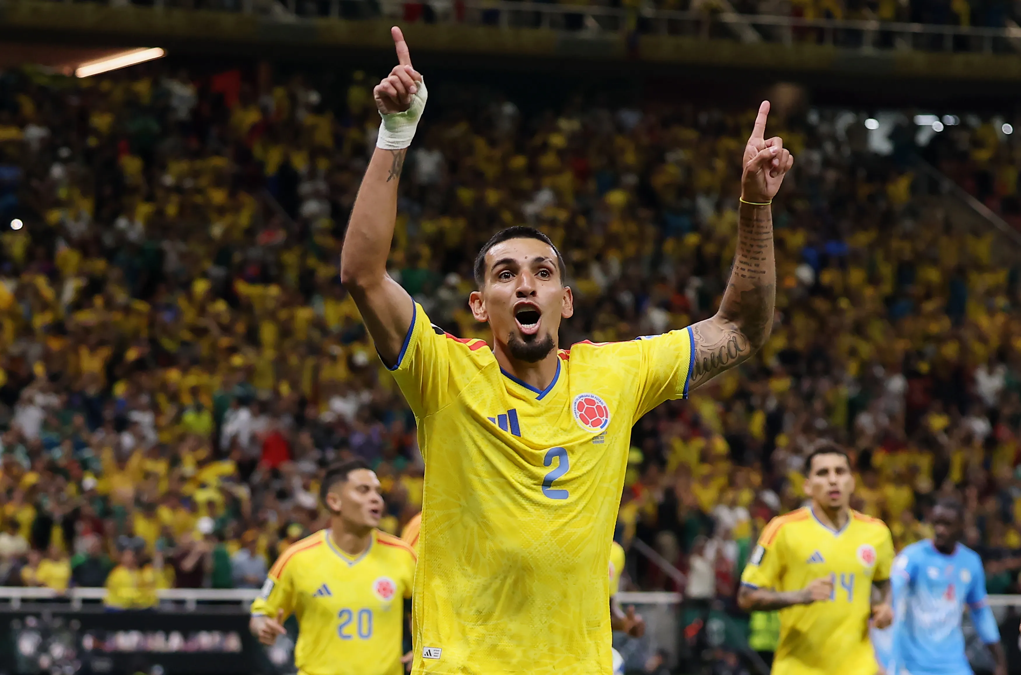Daniel Muñoz – Selección de Colombia, titular en el Mundial. Foto: Getty