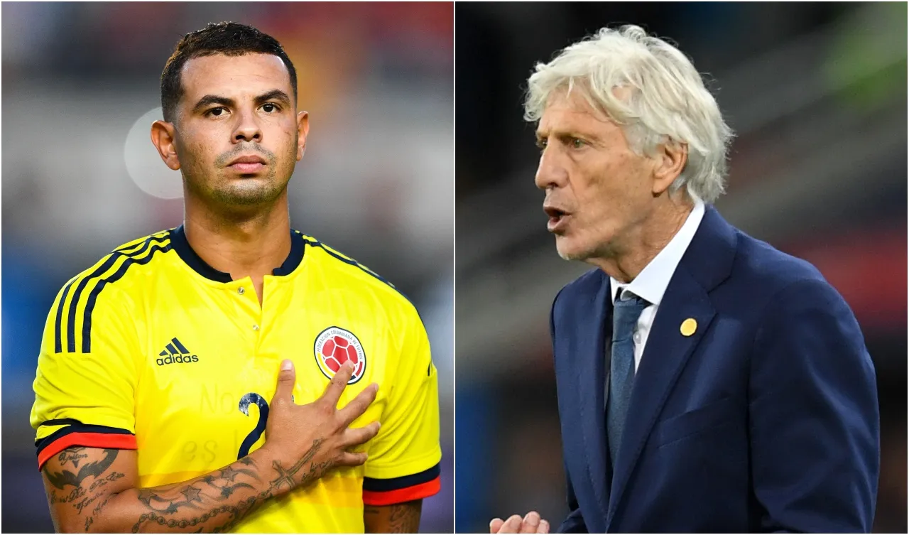 Edwin Cardona y José Pékerman. (Foto: Getty Images)