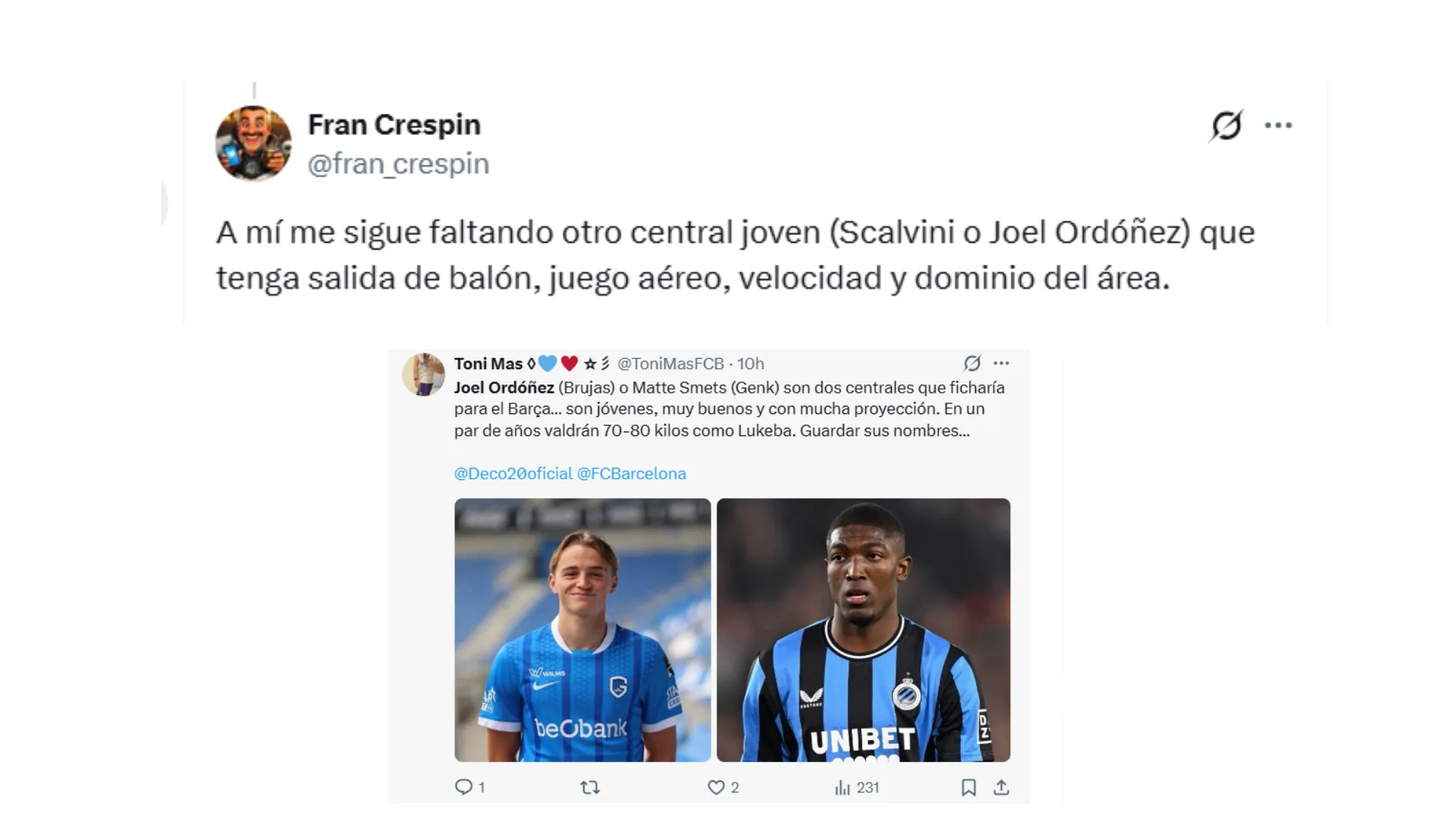 Algunos comentarios para Joel Ordóñez. (Foto: Captura de pantalla)
