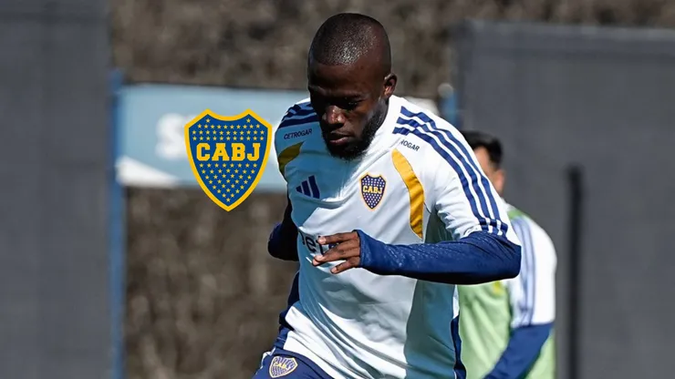 Enner Valencia y su primer gesto con los hinchas de Boca.