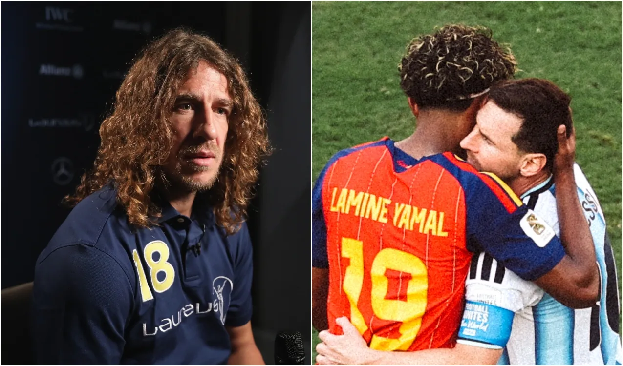 Puyol, Yamal y Messi. (Foto: Getty Images)