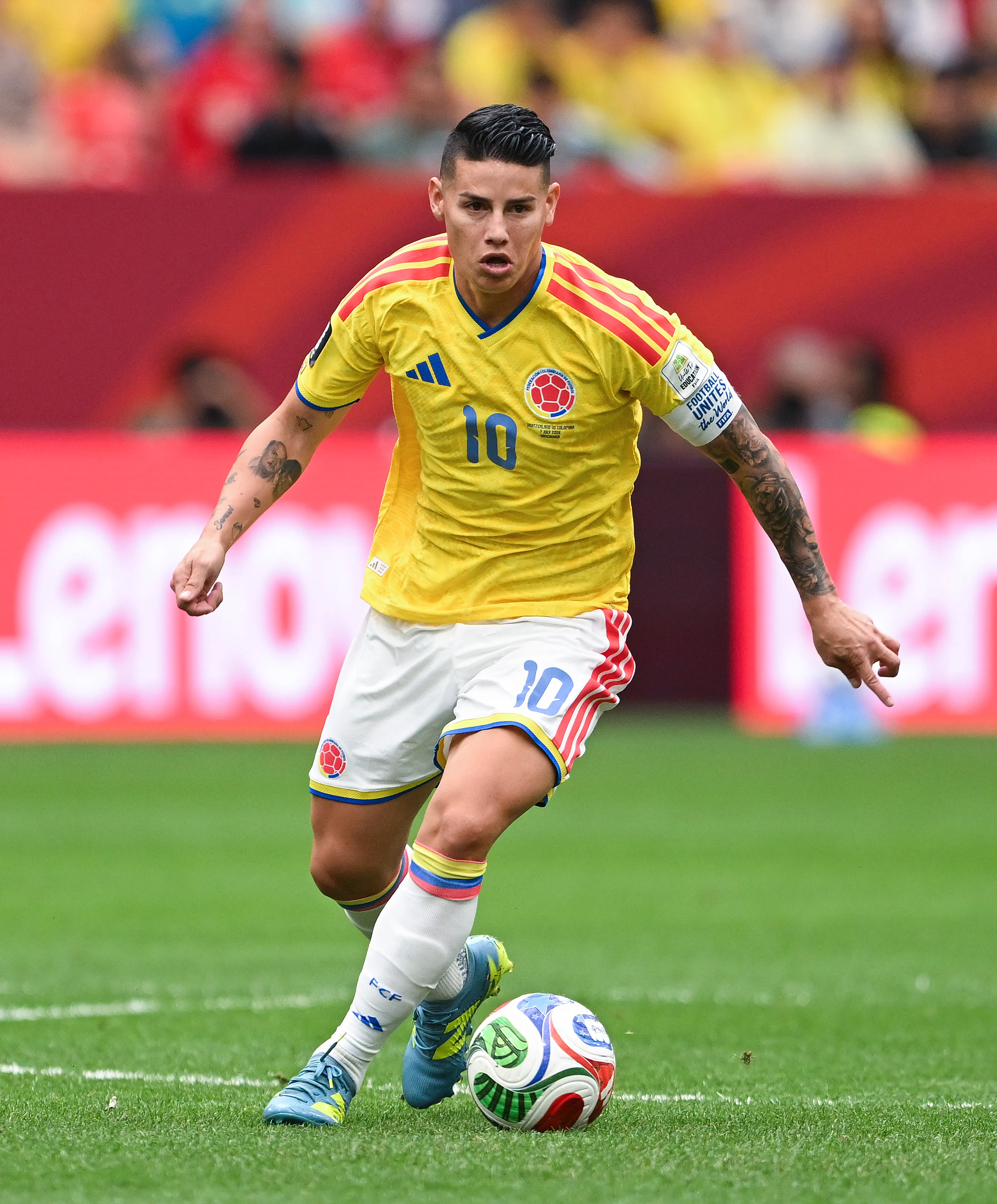 James Rodríoguez no hizo un gran Mundial con Colombia. (Foto: GettyImages)
