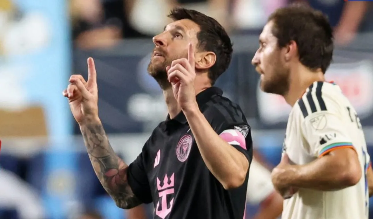El gol de Leo Messi vs. Philadelphia Union. (Foto: X / @GolCaracol)