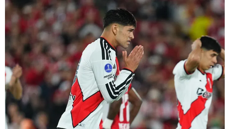 Lautaro Rivero en Santa Fe vs. River.