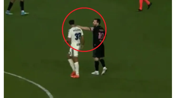 Lionel Messi agredió a Quinn Sullivan.