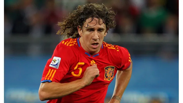 Carles Puyol jugó tres veces el Mundial.