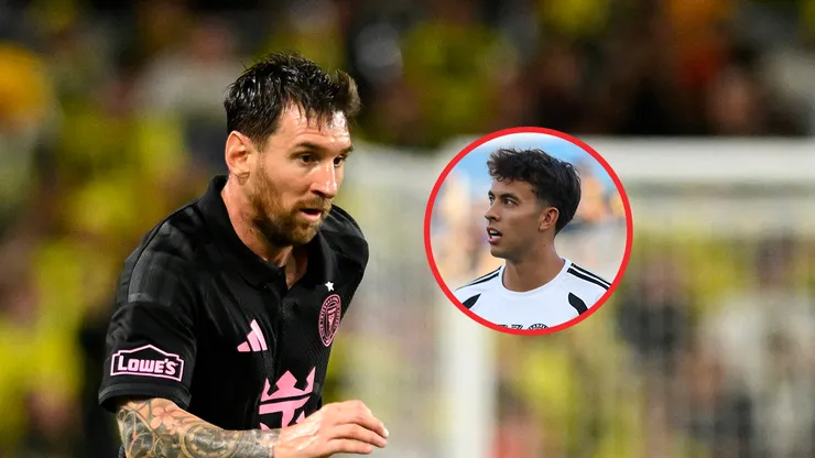 Lionel Messi y Quinn Sullivan tuvieron un cara a cara.