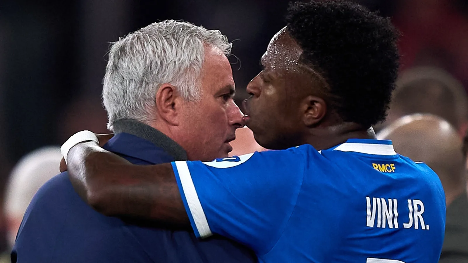 Vinicius, tema central de la rueda de prensa de Mourinho: GETTY