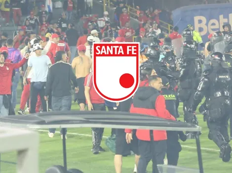 Santa Fe será sancionado por la pelea que iniciaron los hinchas del América