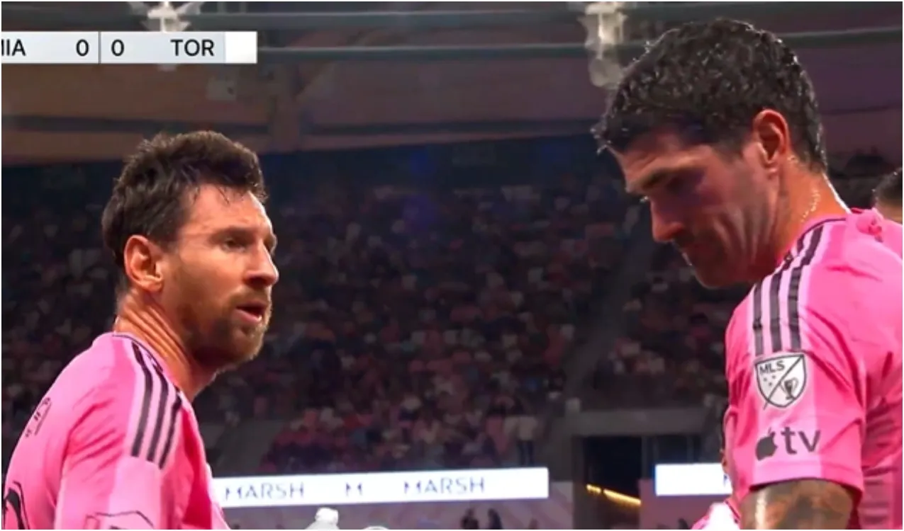 Leo Messi y Rodrigo de Paul. (Foto: X / @M10GOAT)