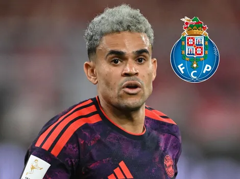 Emotiva unión de Porto y Luis Díaz por Colombia