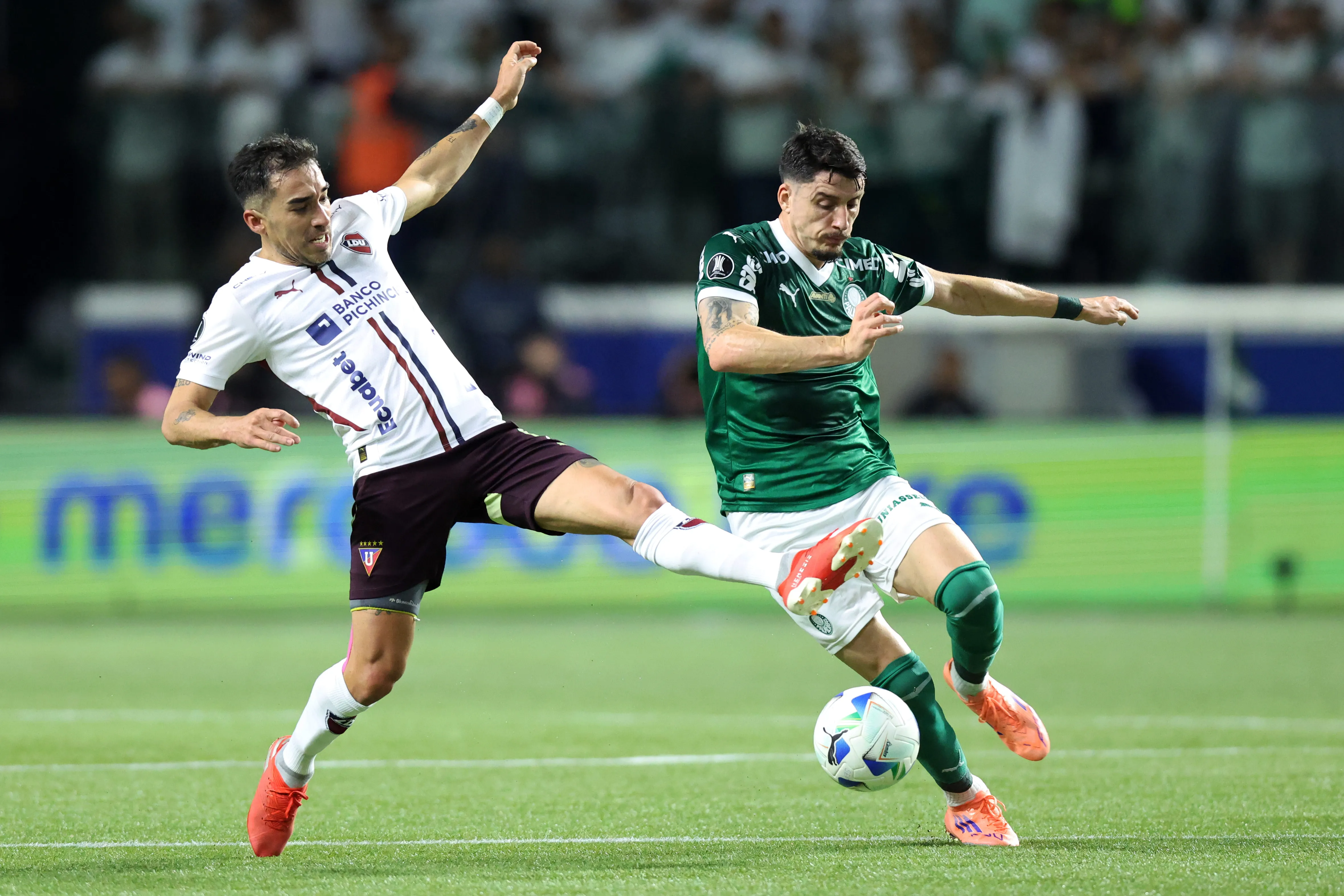 Liga de Quito se enfrentó a Palmeiras en semifinales de la Copa Libertadores 2025. (Foto: GettyImages)