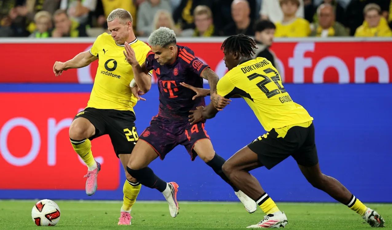 Ryerson, Díaz y Gadou. (Foto: Getty Images)