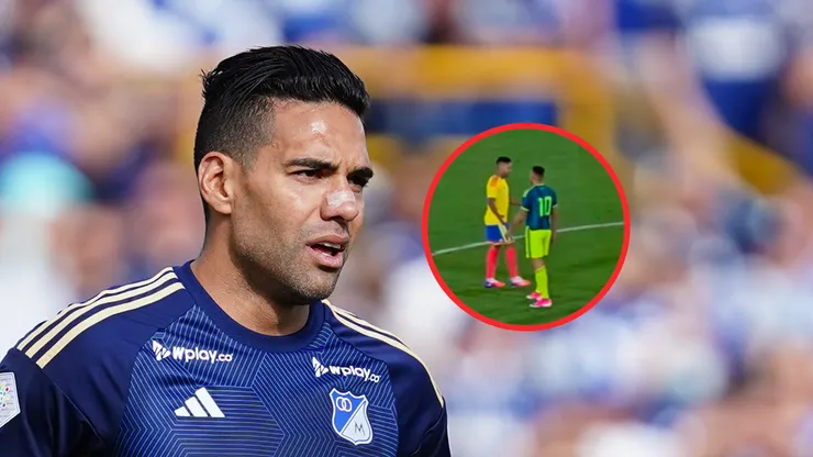 Radamel Falcao García y Andrés Felipe Cadavid.