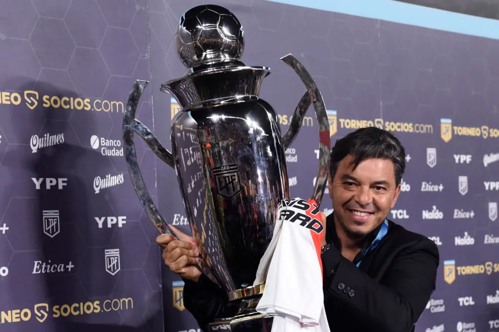 Marcelo Gallardo ganó su último título en el 2021. Foto: Getty