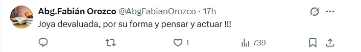 Los comentarios con apodos a Kendry Páez. (Foto: Captura de pantalla)