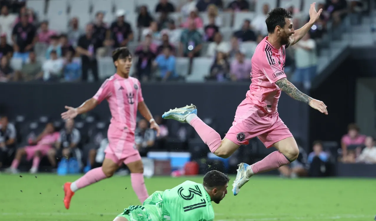 El tercer gol de Messi vs. CF Montréal. (Foto: Getty Images)