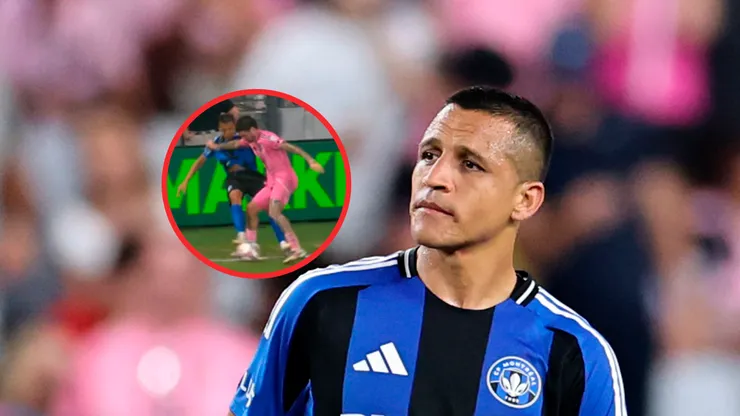 Alexis Sánchez y Rodrigo De Paul en Inter Miami vs. CF Montréal.