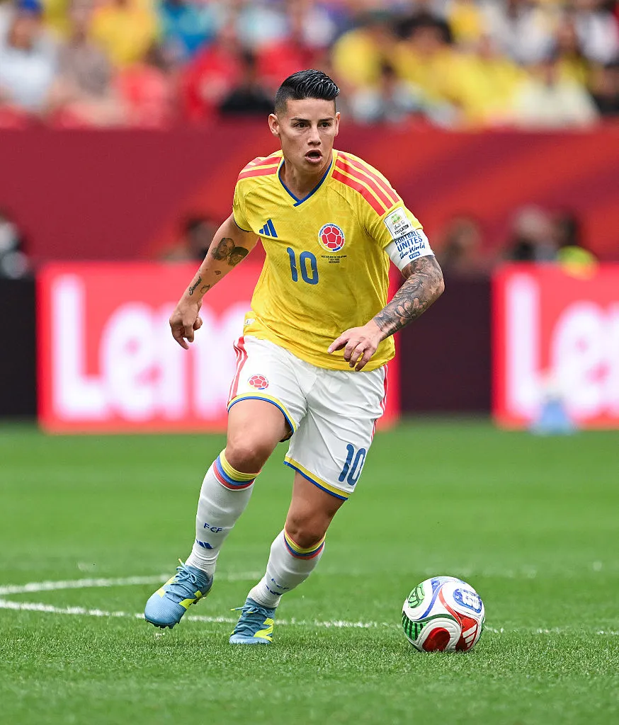 James Rodríguez – Selección de Colombia, no juega desde el Mundial.