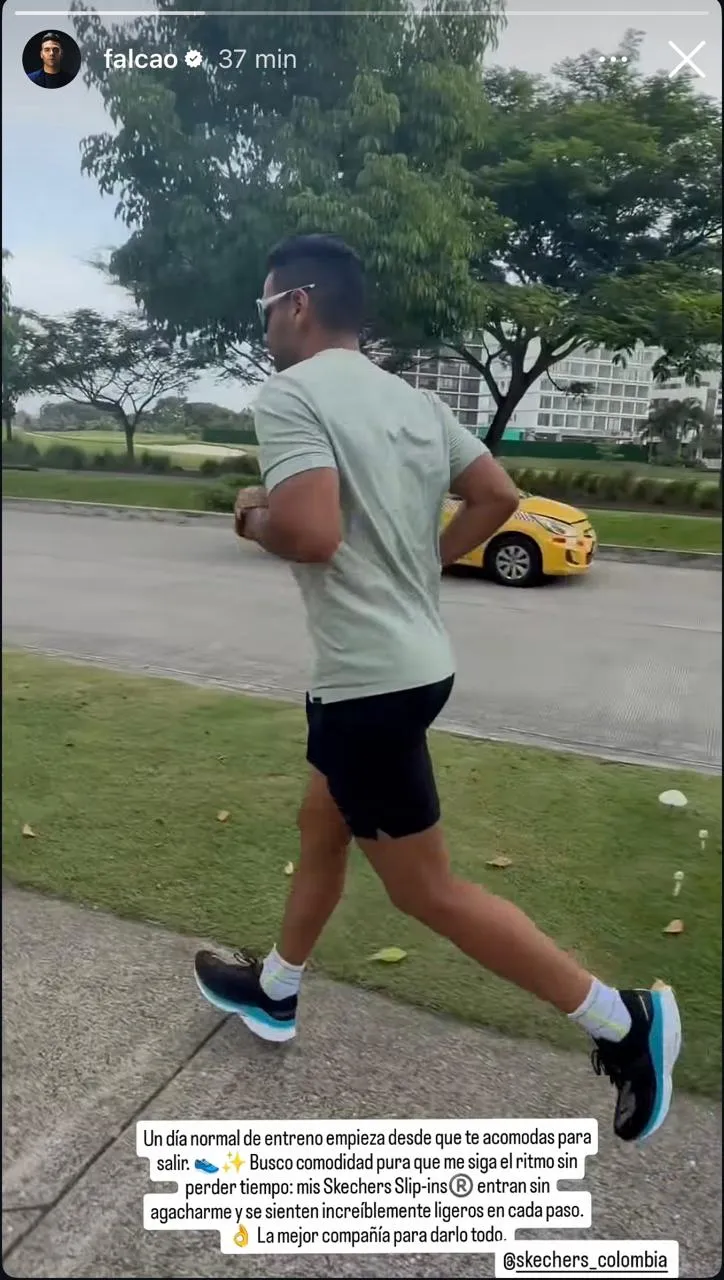 Post de Falcao en Panamá. (Foto: Instagram / @falcao)